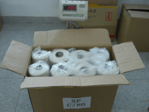 Cotton Yarn Packed